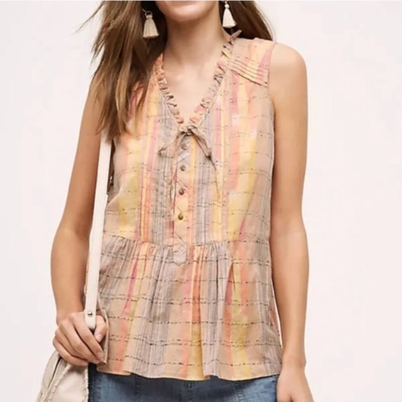 Anthropologie Tops - HOLDING HORSES FAYE Anthropologie Sleeveless Top